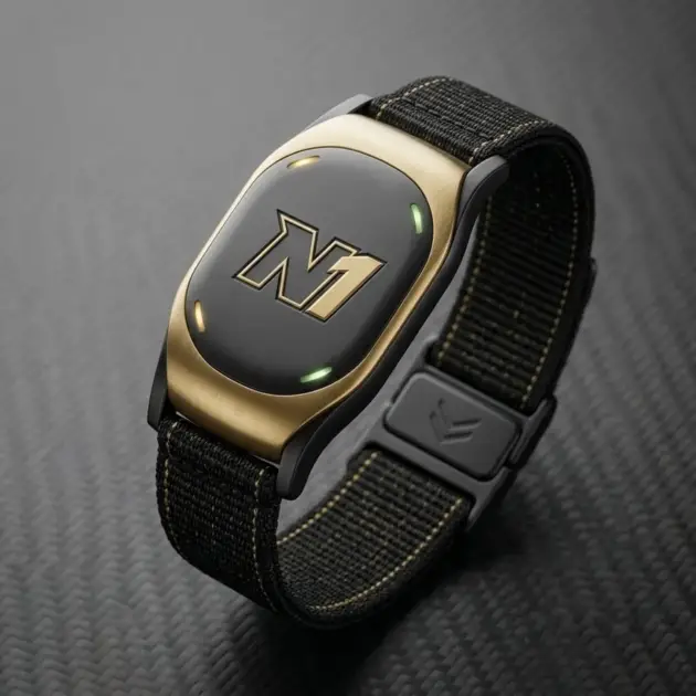 Black & Gold Sports Watch